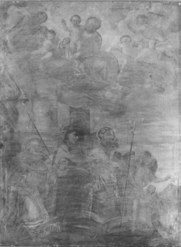 Madonna con Bambino e Santi (dipinto) - ambito veneto (metà sec. XVII)