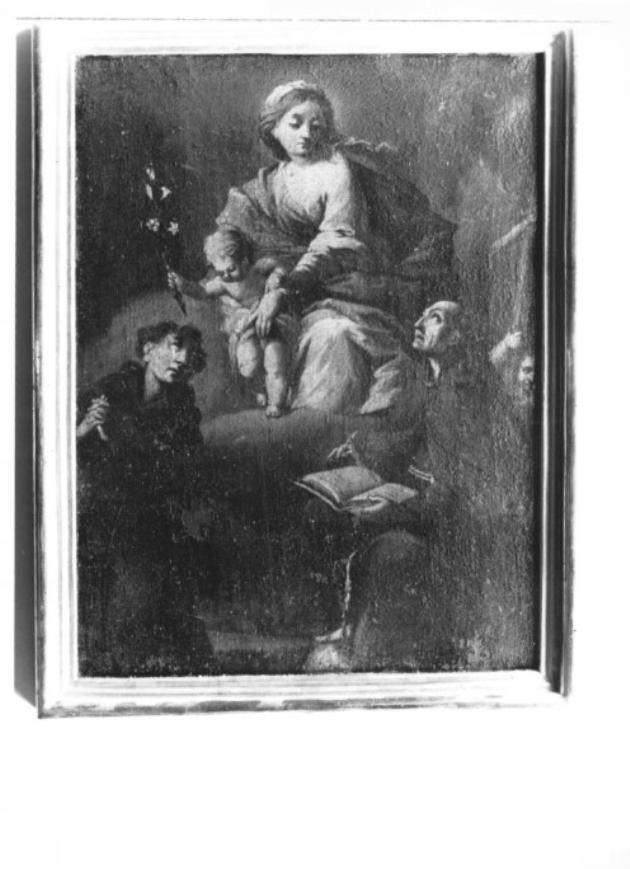 Madonna con Bambino, Sant'Antonio, San Pietro d'Alcantara (dipinto) - ambito veneto (sec. XVIII)