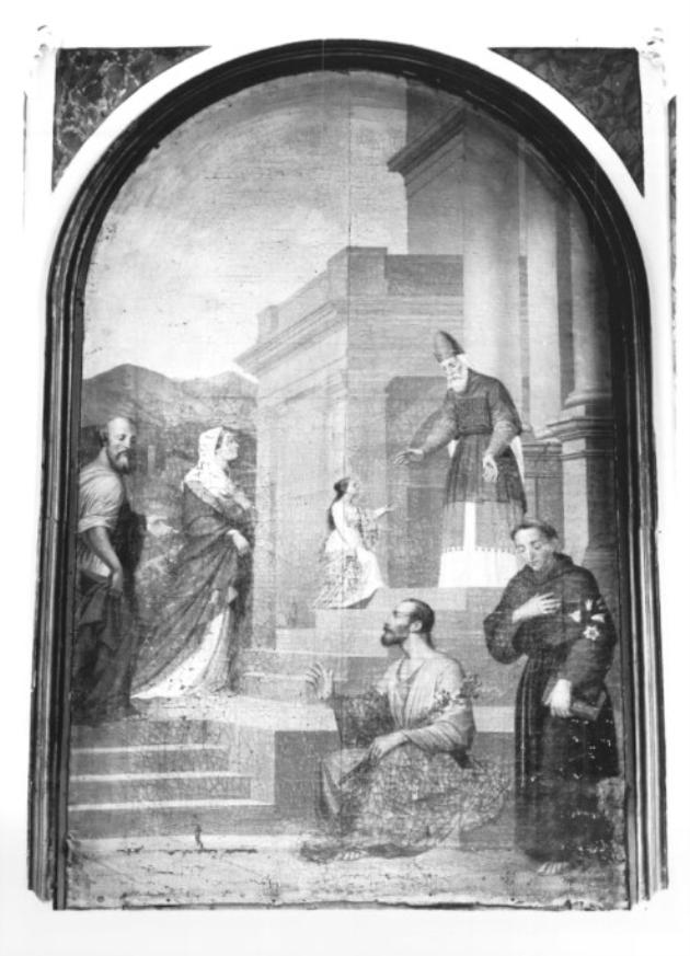 presentazione di Maria Vergine al tempio (dipinto) - ambito veneto (seconda metà sec. XIX)