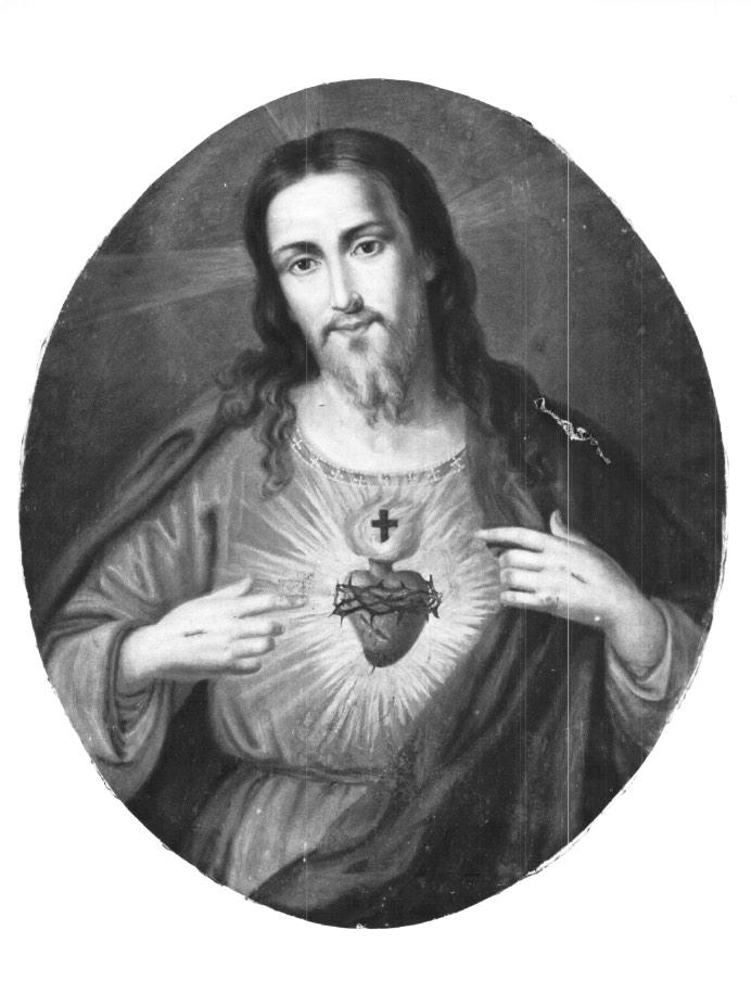 Sacro Cuore di Gesù (dipinto) - ambito veneto (secc. XIX/ XX)