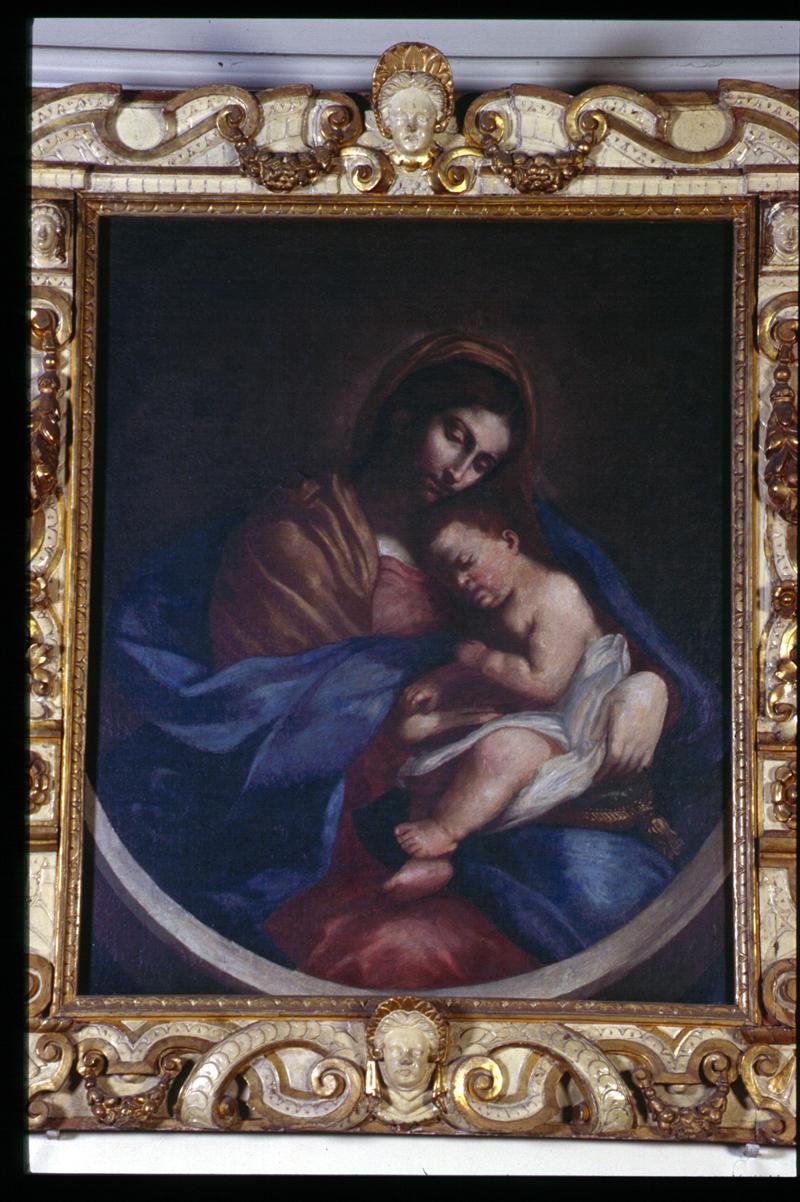 Madonna con Bambino (dipinto) - manifattura veneziana (ultimo quarto sec. XVII)