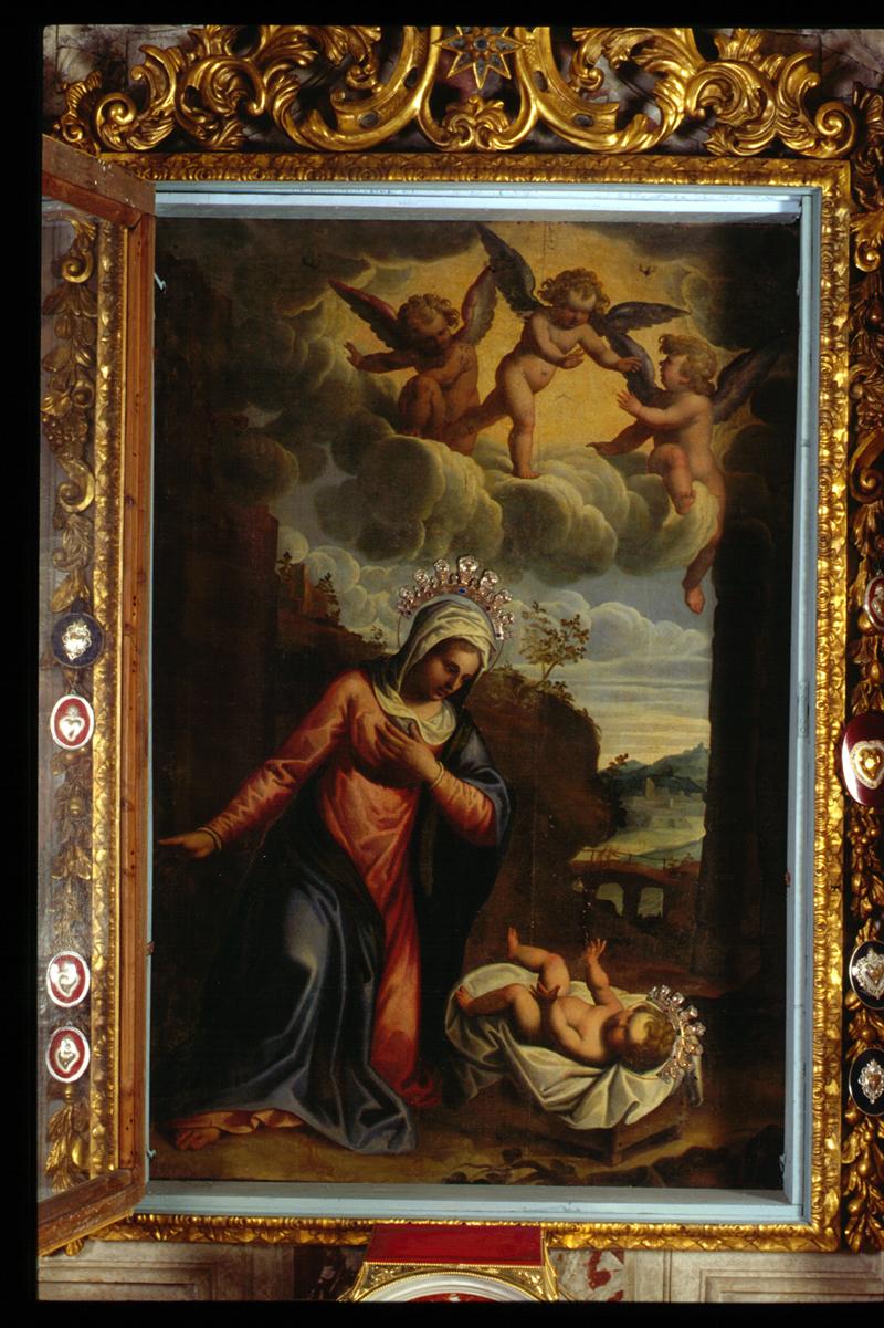 Santa Maria delle Grazie, Madonna con Bambino (dipinto) - manifattura veneta (primo quarto sec. XVII)