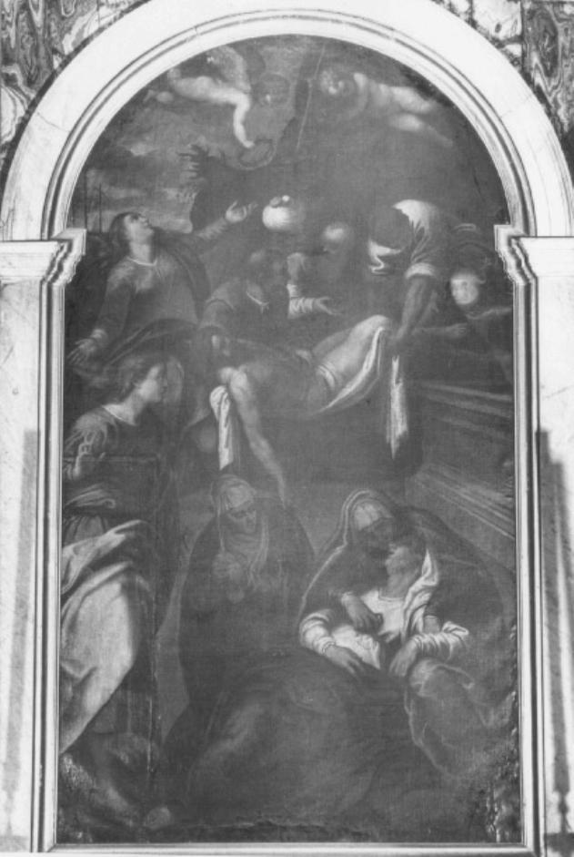 deposizione di Cristo dalla croce (dipinto) - ambito veneto (sec. XVII)