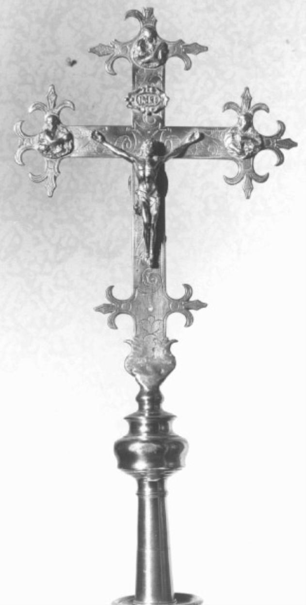 croce processionale - ambito veneto (sec. XVIII)