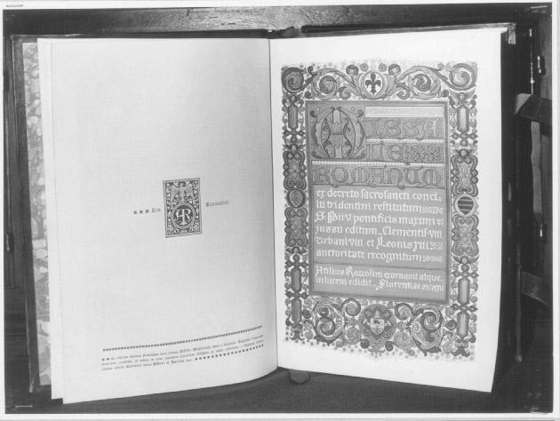 coperta di libro liturgico - ambito fiorentino (sec. XX)