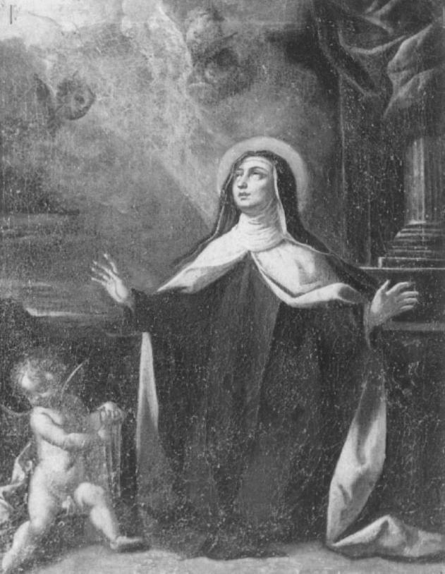 Santa Teresa d'Avila (dipinto) di Gabrieli Antonio (attribuito) (sec. XVIII)