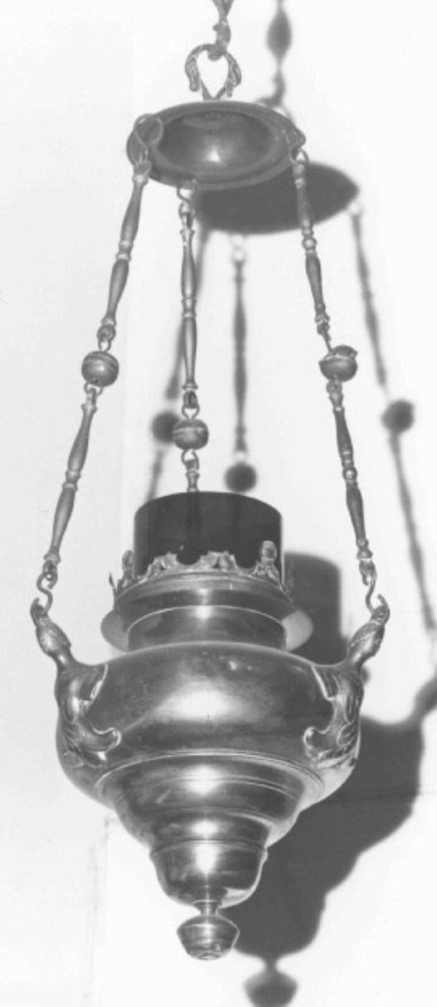 lampada pensile - manifattura veneta (sec. XVII)