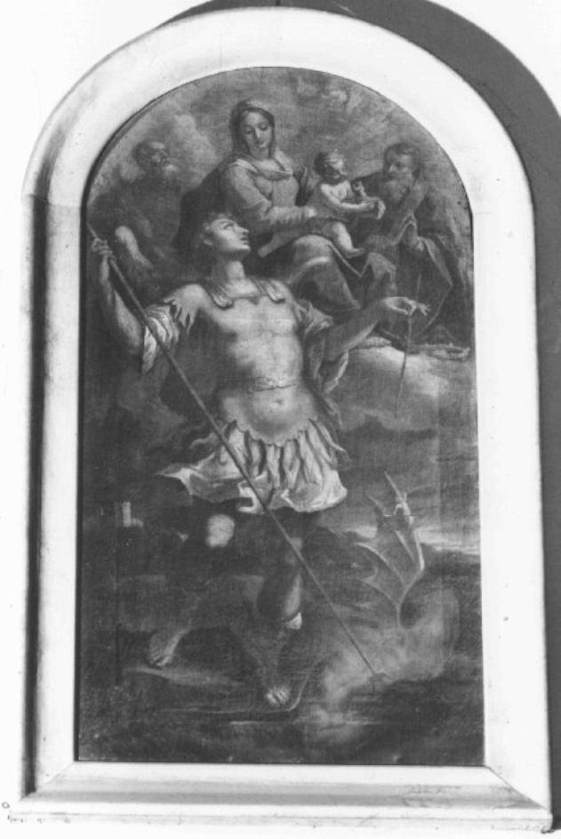 Madonna con Bambino e santi (dipinto) - ambito veneto (sec. XVIII)