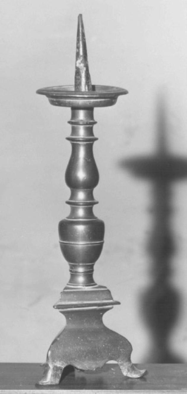 candeliere d'altare - manifattura veneta (sec. XVIII)