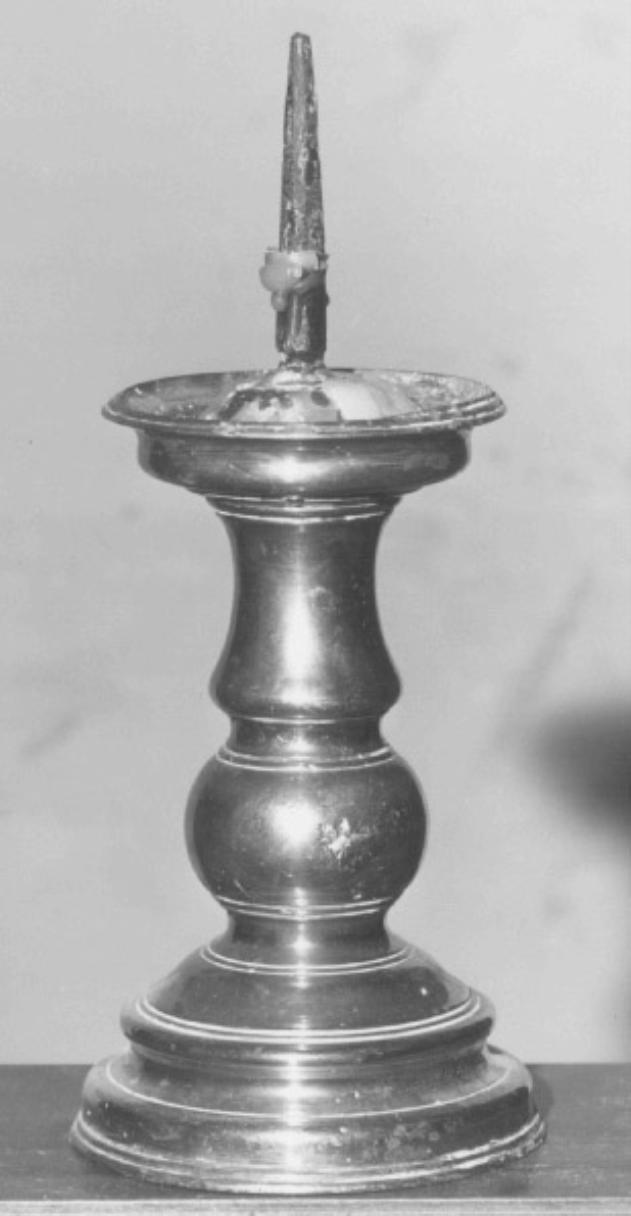 candeliere d'altare - manifattura veneta (sec. XVII)