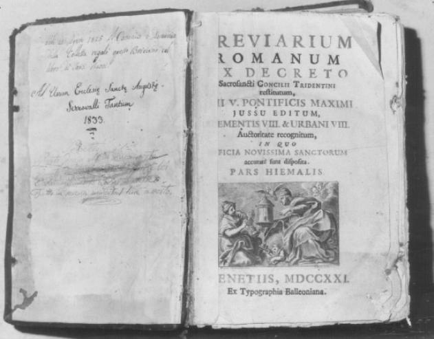 coperta di libro liturgico - ambito veneto (sec. XVIII)