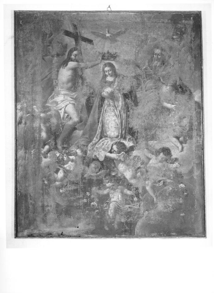 incoronazione di Maria Vergine (dipinto) - ambito veneto (sec. XVII)