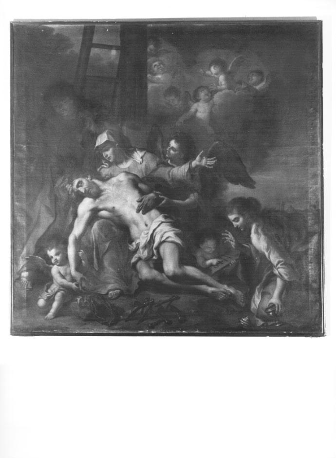 compianto sul Cristo morto (dipinto) - ambito veneto (seconda metà sec. XVII)