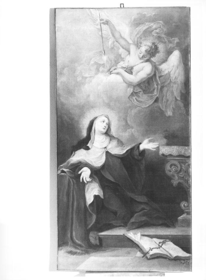 estasi di Santa Teresa d' Avila (dipinto) di Mengardi Giovanni Battista (attribuito) (sec. XVIII)
