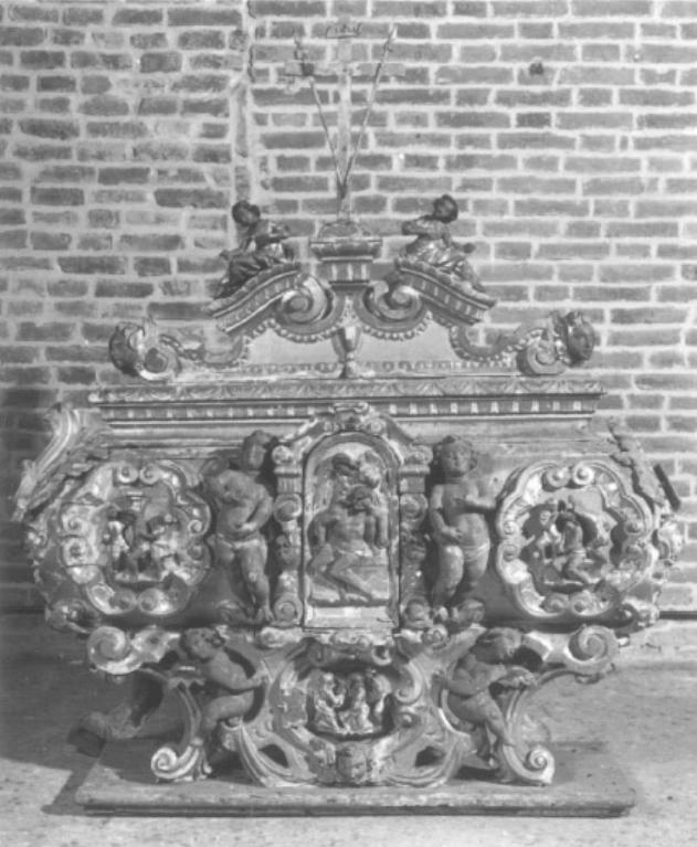 Cristo coronato di spine (rilievo) - ambito veneto (sec. XVII)