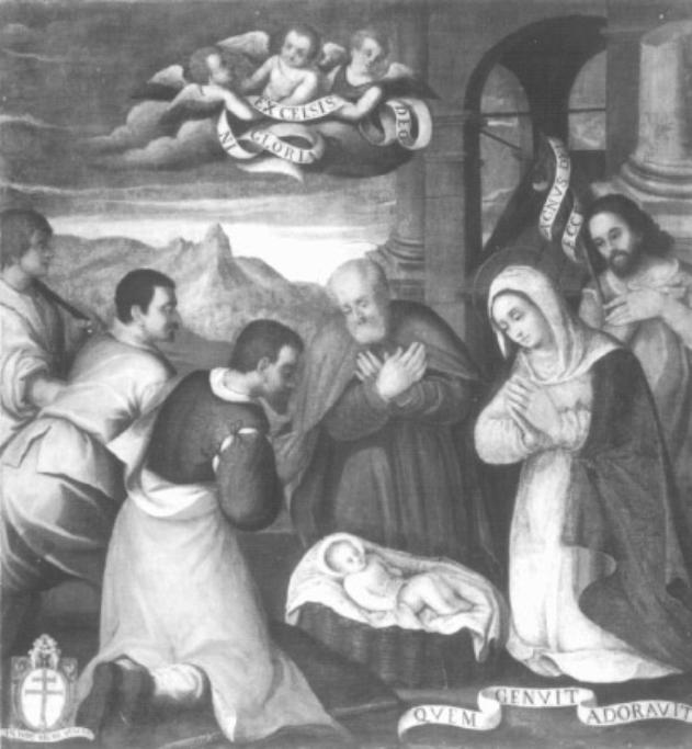 adorazione dei pastori (dipinto) di Vecellio Francesco (sec. XVI)