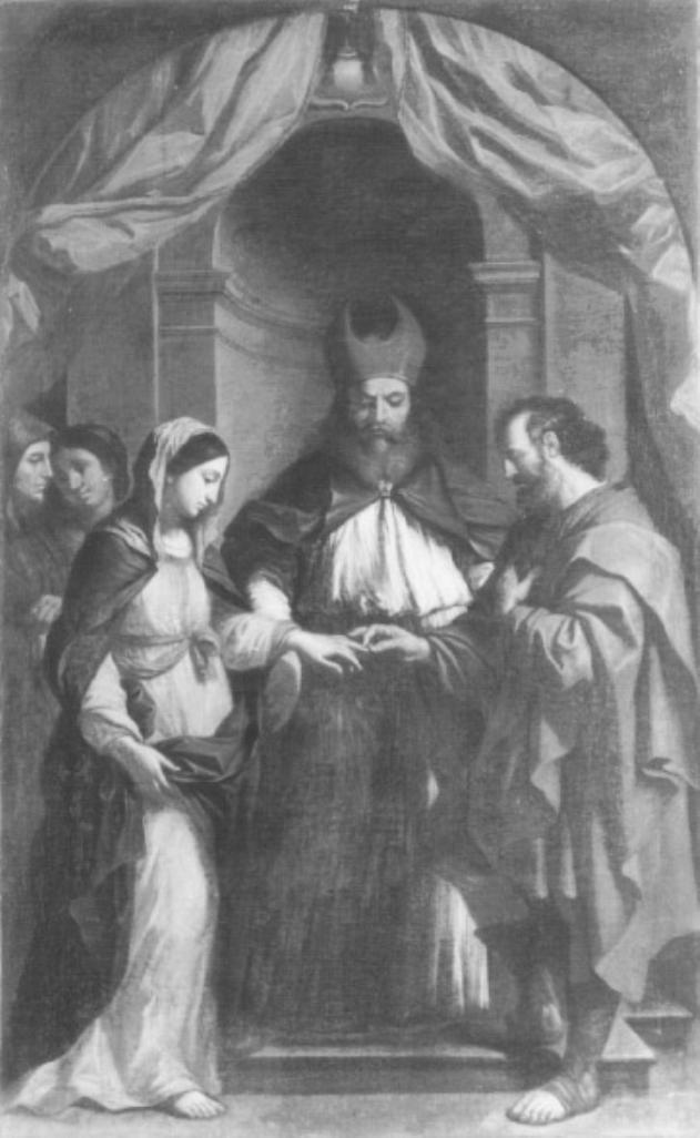Sposalizio della Madonna (dipinto) - ambito veneto (fine sec. XVI)