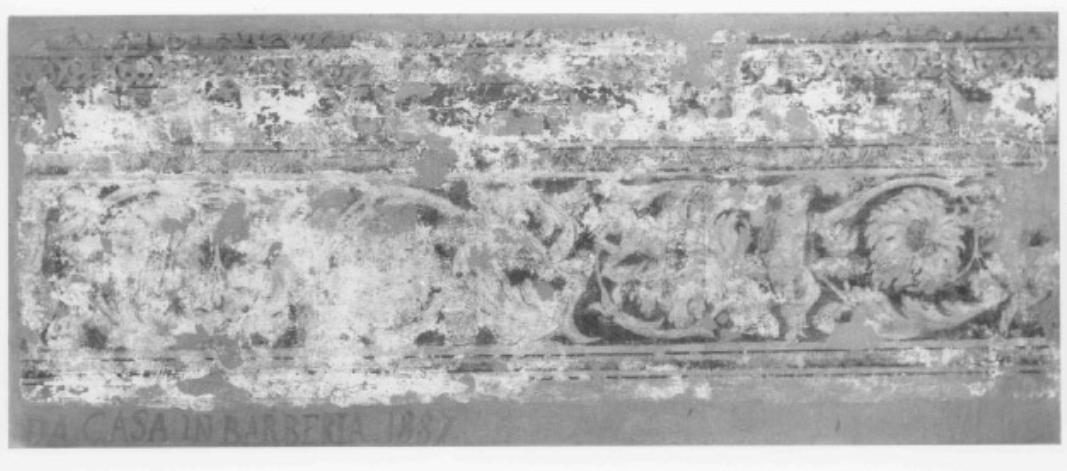fregio ornamentale (dipinto, frammento) - ambito veneto (sec. XVI)