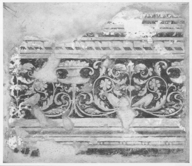 fregio decorativo (dipinto, frammento) - ambito veneto (sec. XVI)