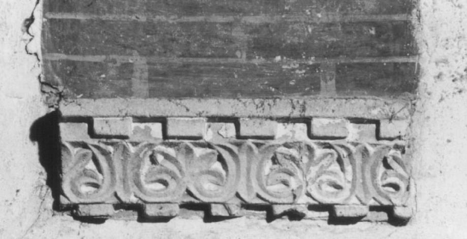 motivo decorativo a palmetta (rilievo) - ambito veneto (secc. IX/ XI)