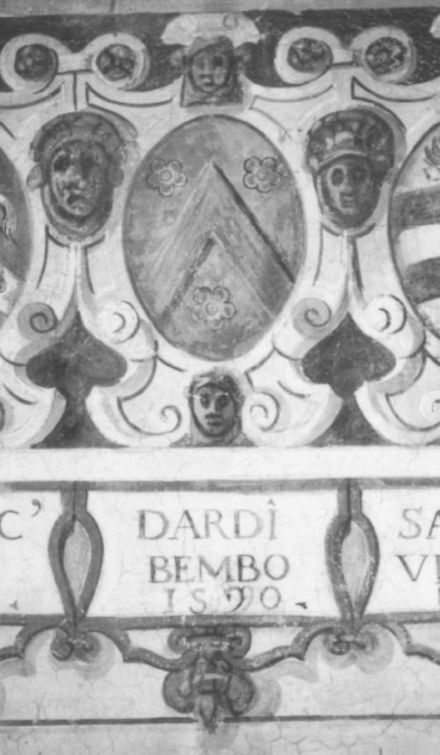 stemma gentilizio della famiglia Bembo (dipinto) - ambito veneto (sec. XVII)