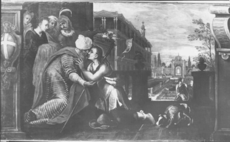 Parabola del figliol prodigo (dipinto) di Toeput Ludovico Detto Pozzoserrato (sec. XVI)