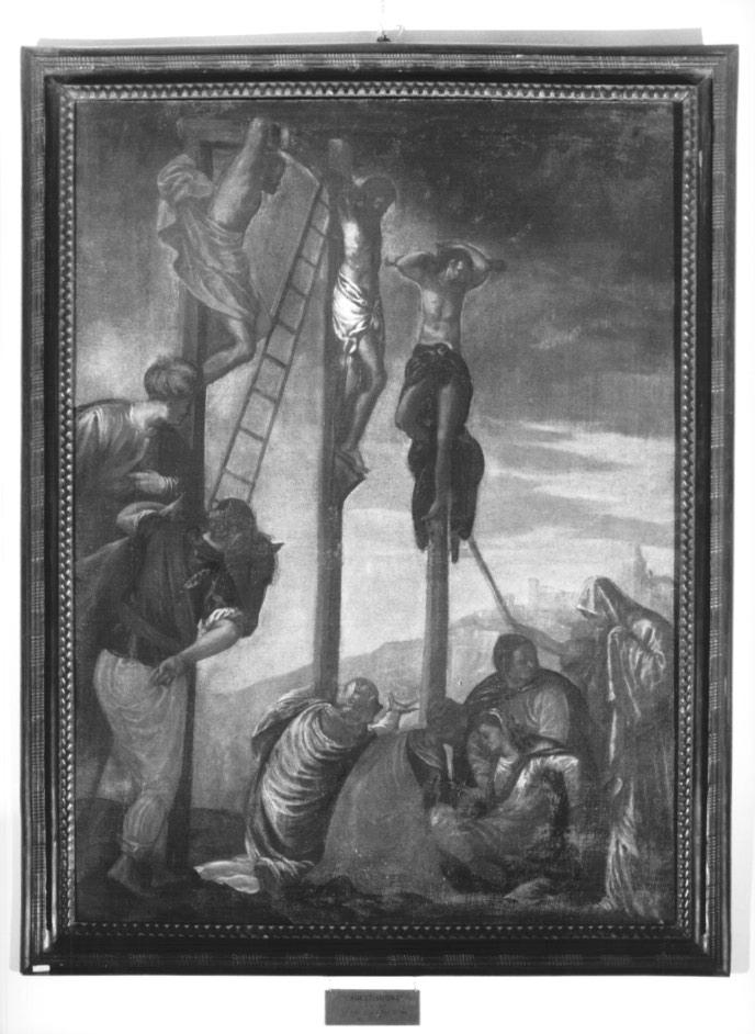 crocifissione (dipinto) - ambito veneto (fine/inizio secc. XVI/ XVII)