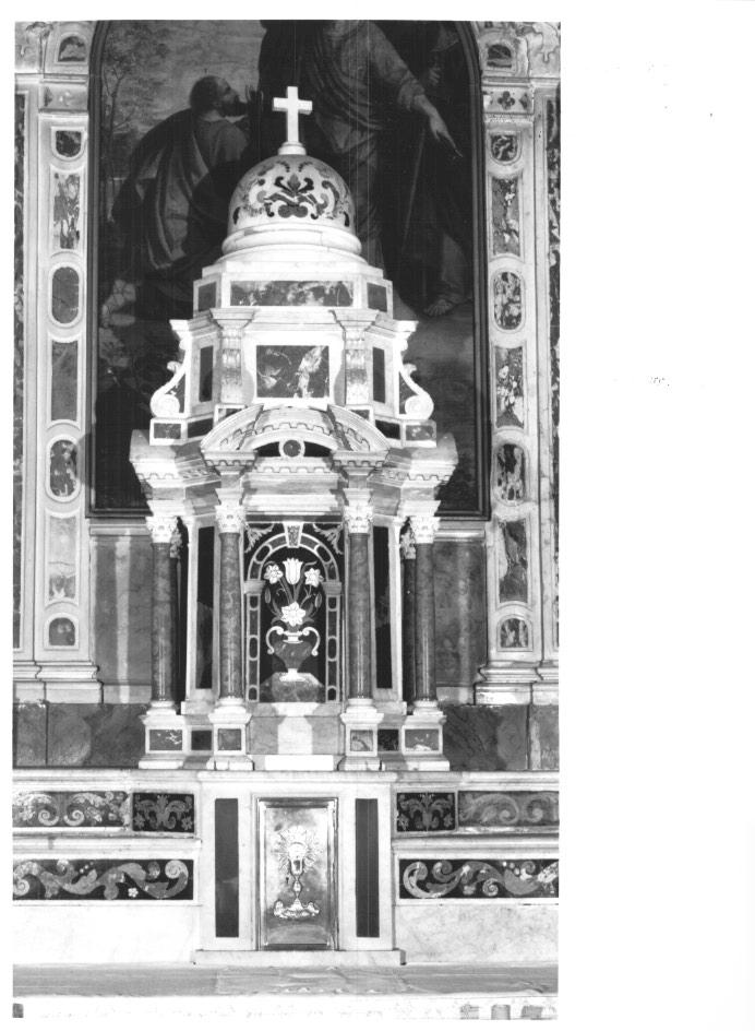 tabernacolo - a tempietto - ambito veneto (fine/inizio secc. XVII/ XVIII)