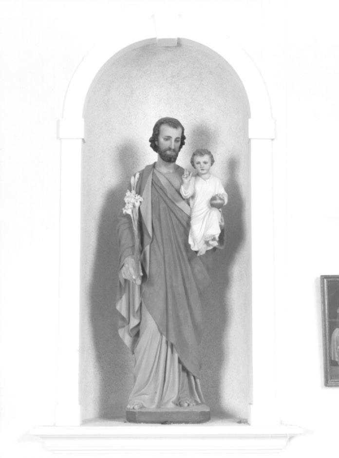 San Giuseppe con Gesù Bambino (statua) - ambito veneto (prima metà sec. XX)
