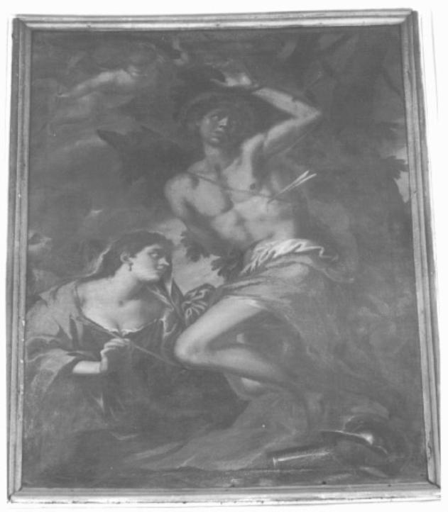 San Sebastiano (dipinto) di Bonagrazia Giovanni (attribuito) (fine/inizio secc. XVII/ XVIII)