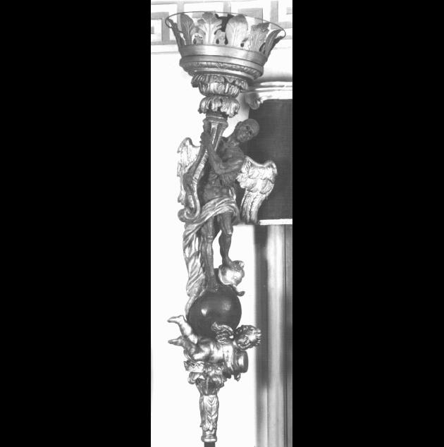 candelabro portatile - ambito veneto (seconda metà sec. XVII)