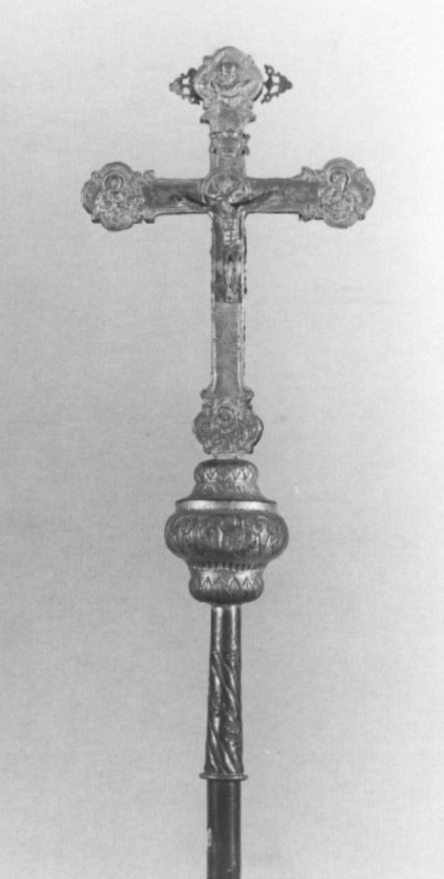 croce processionale - ambito veneto (prima metà sec. XIX)