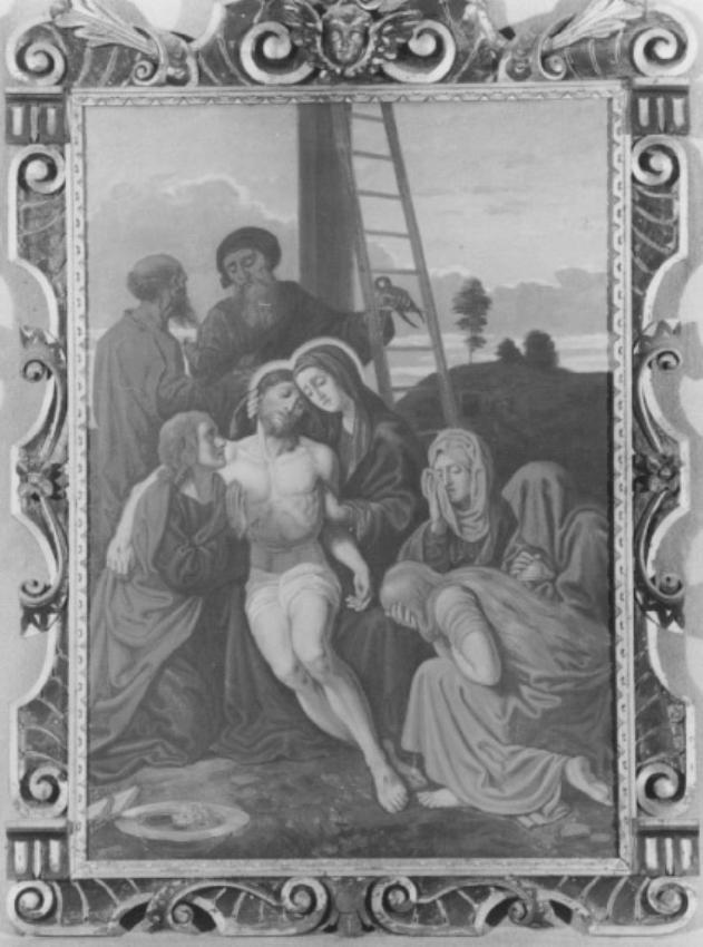 Gesu' e' deposto dalla croce (dipinto) di Reinhard Heinrich - ambito veneziano (sec. XIX)