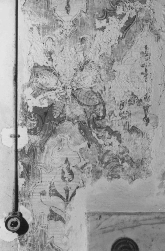 Motivi decorativi / frammento (dipinto) - ambito veneto (sec. XIX)