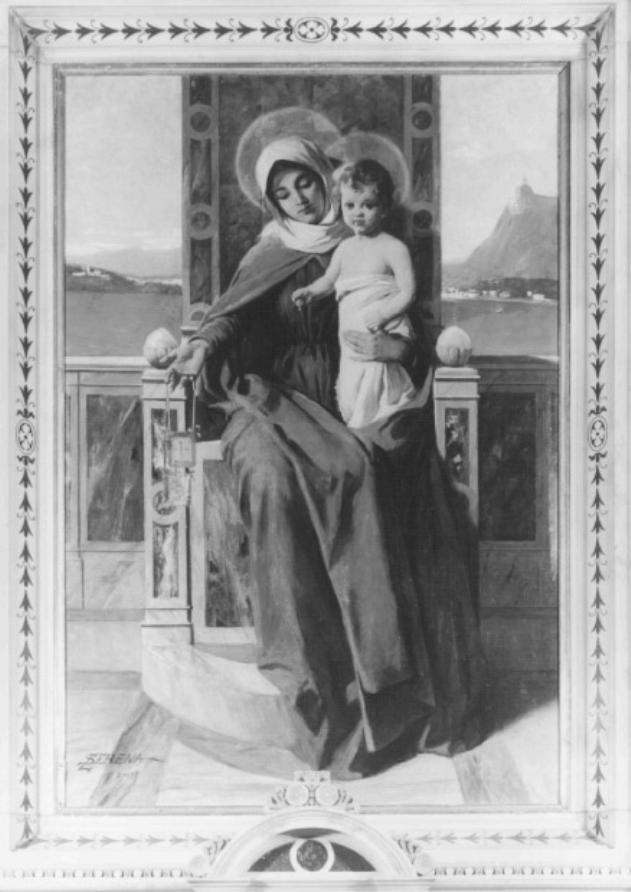 Madonna del Carmine (dipinto) di Serena Luigi - ambito veneto (sec. XIX)