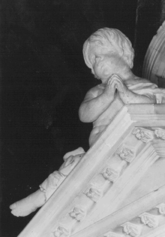 Angelo in preghiera (scultura) di Miazzi Giovanni, Marchiori Giovanni (secc. XVIII/ XIX)