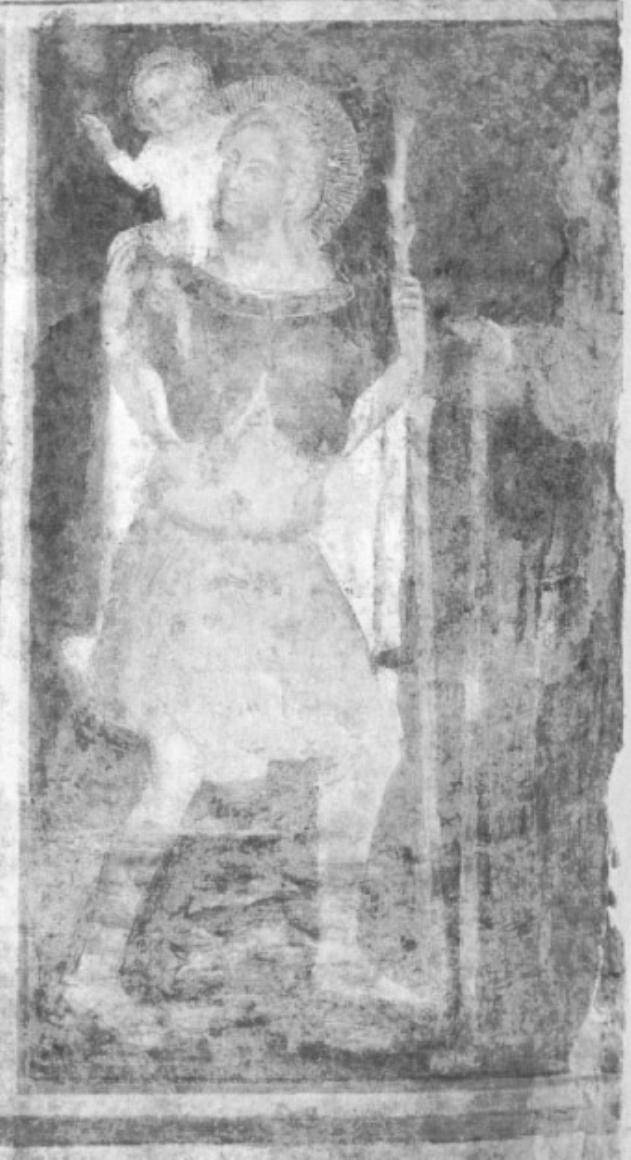 San Cristo Foro con Gesù Bambino (dipinto) - ambito trevigiano (fine sec. XIV)