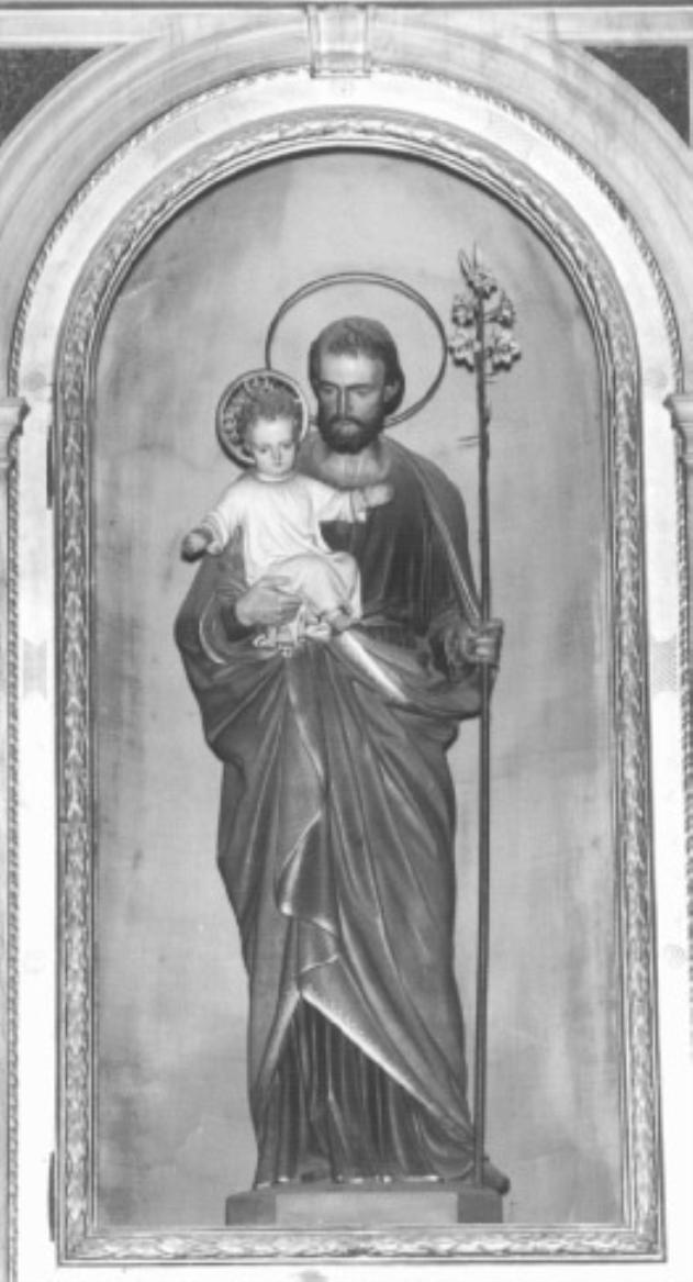 San Giuseppe coN Bambino (statua) - ambito veneto (fine/inizio secc. XIX/ XX)