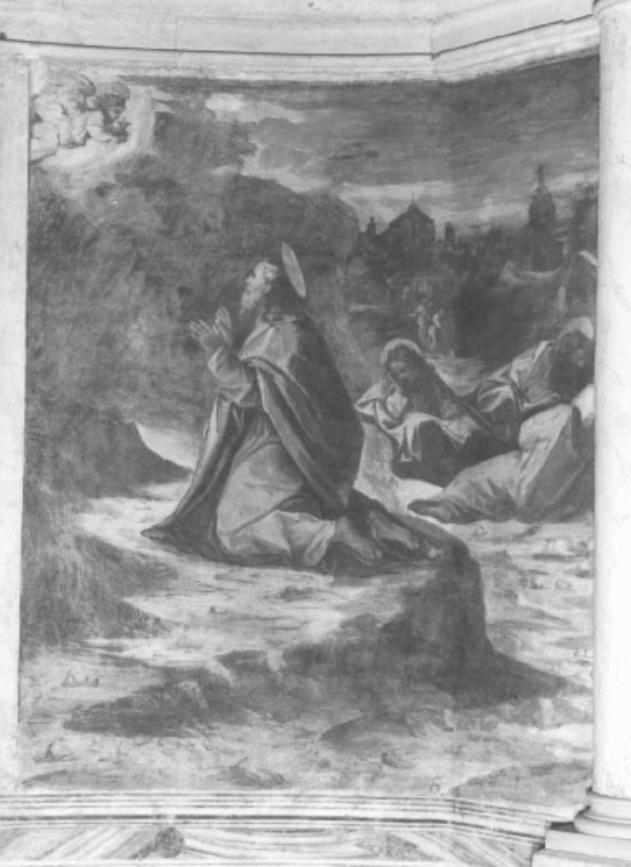 Orazione nell'orto (dipinto) di Fiumicelli Ludovico, Melloni Giovanni Pietro (sec. XVI)