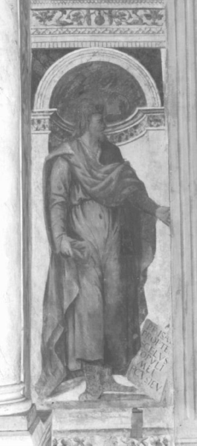 Profeta Isaia (dipinto) di Fiumicelli Ludovico, Melloni Giovanni Pietro (sec. XVI)