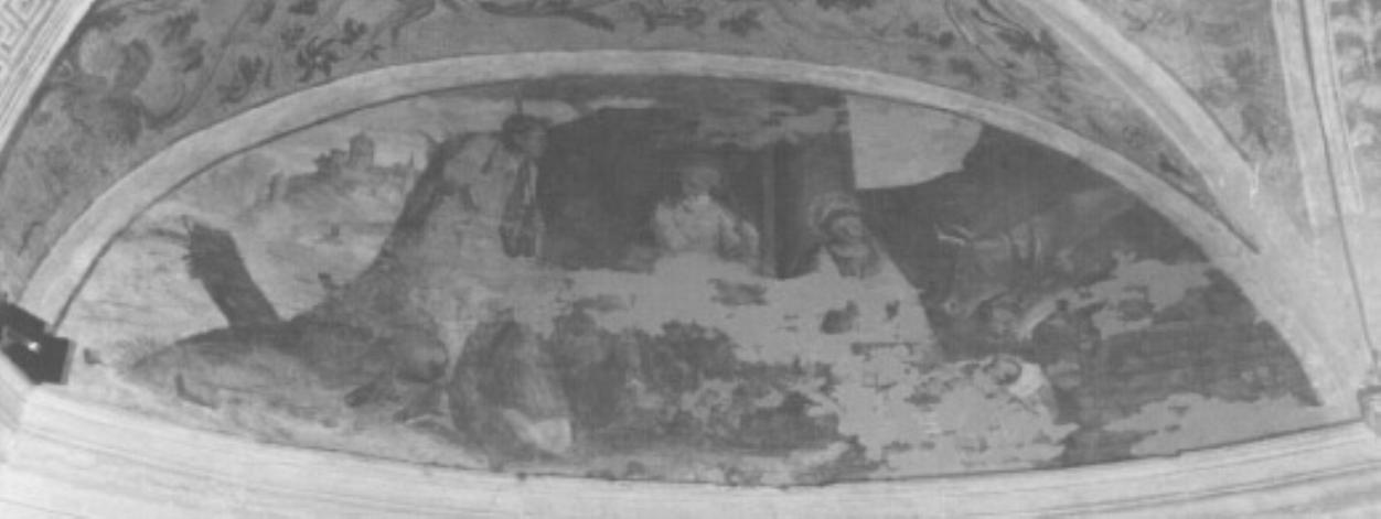 Nativita' (dipinto) di Fiumicelli Ludovico, Melloni Giovanni Pietro (sec. XVI)