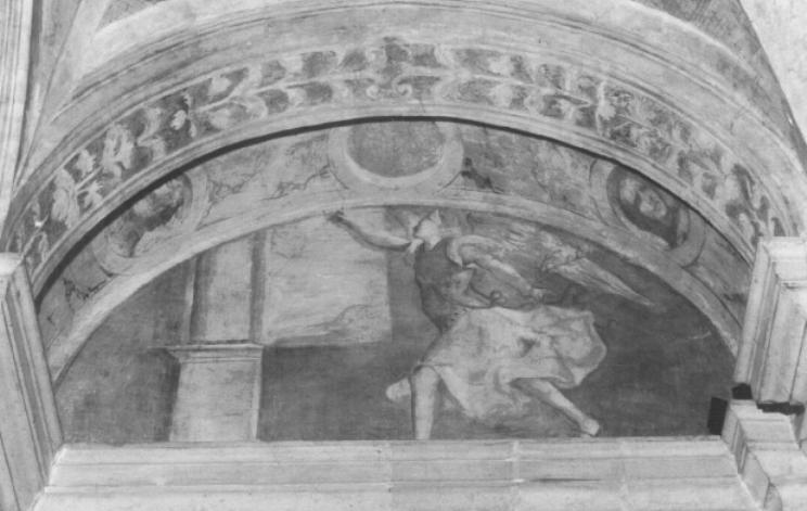 Teste entro medaglioni (dipinto) di Fiumicelli Ludovico, Melloni Giovanni Pietro - ambito veneto (sec. XVI)