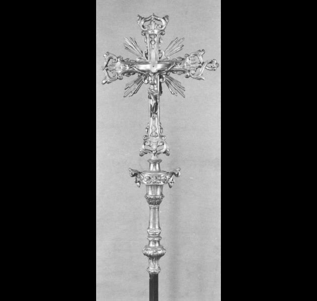 croce processionale - ambito veneto (primo quarto sec. XIX)