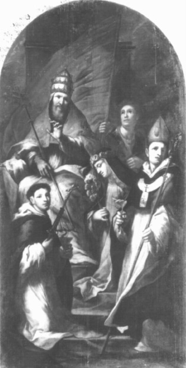 Santi domenicani (dipinto) di Zanchi Antonio - ambito veneziano (sec. XVII)