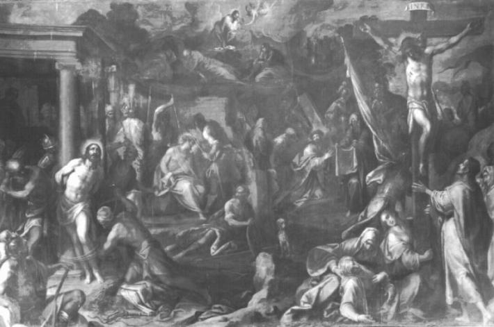 Misteri dolorosi (dipinto) di Negretti Jacopo detto Palma il Giovane - ambito veneziano (secc. XVI/ XVII)