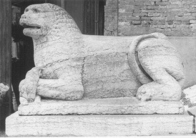 Leone (scultura) - ambito veneto (secc. XI/ XII)