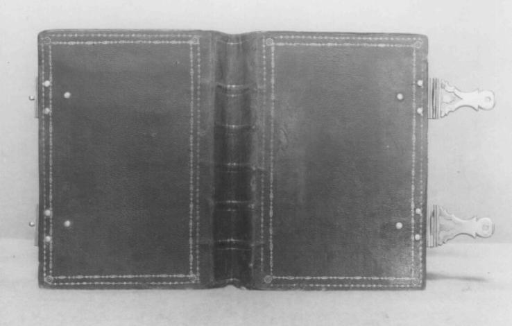 coperta di libro di Salvioni Giovanni Maria - ambito romano (prima metà sec. XVIII)