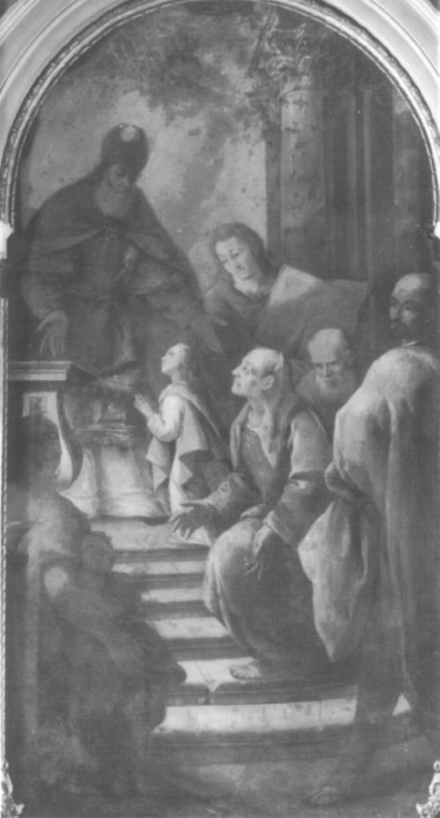 presentazione di Maria al tempio (dipinto) - ambito trevigiano (secc. XVIII/ XIX)