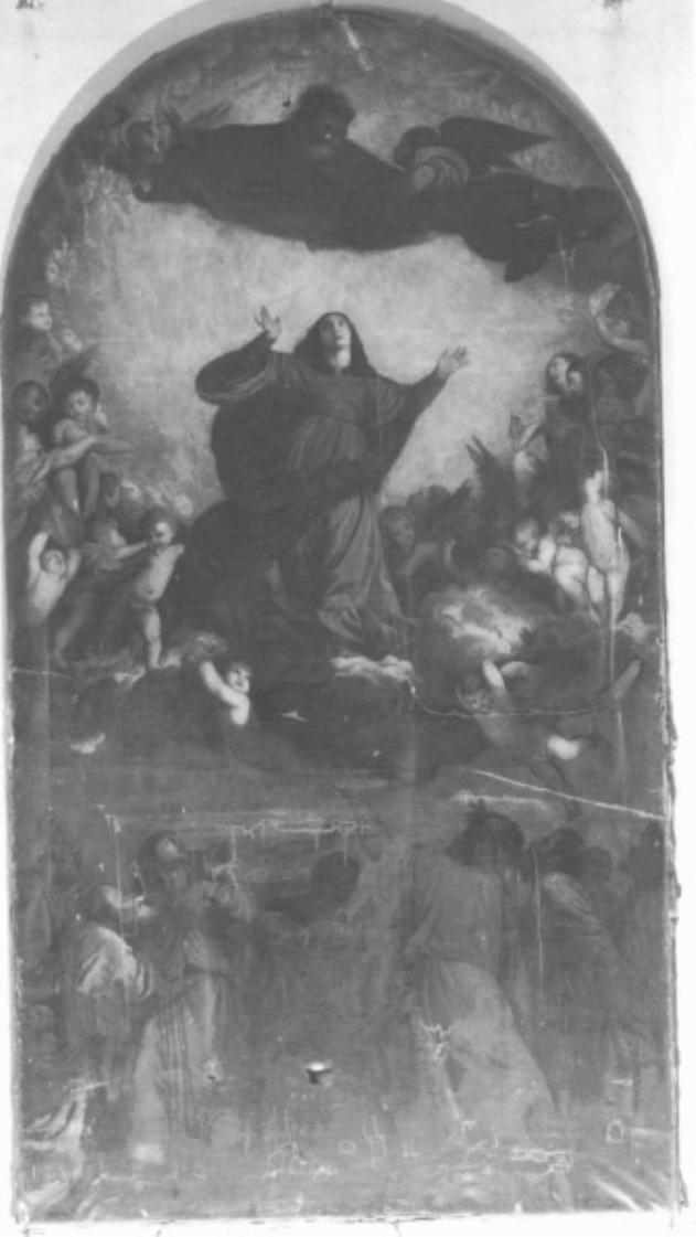 assunzione della Madonna (dipinto) - ambito trevigiano (inizio sec. XX)