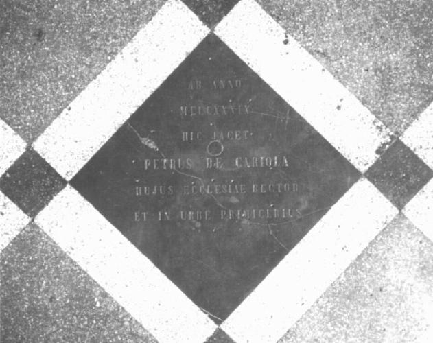 lapide tombale - ambito trevigiano (sec. XIX)